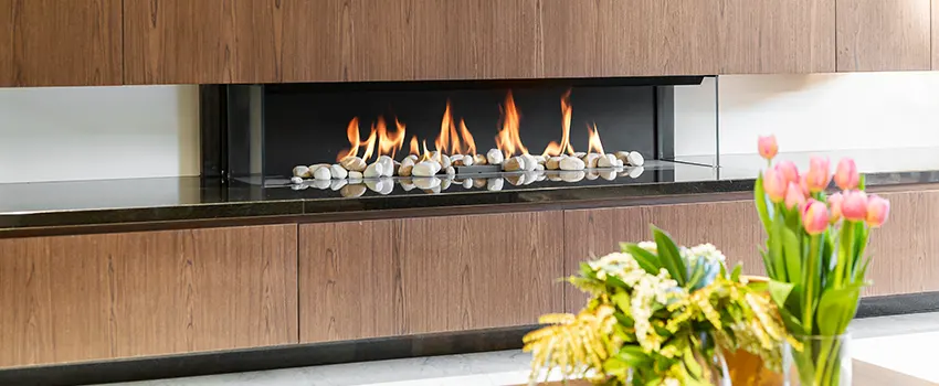Double-height Fireplace Design Refurbishment in Galt, California