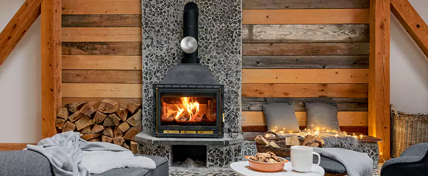 Thelin Hearth Products Direct Vent Gas Stove Fireplace Inspection in Galt, California