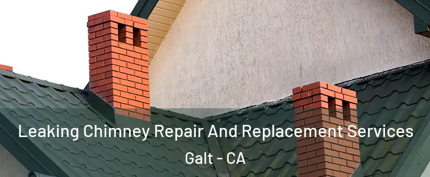  Leaking Chimney Repair And Replacement Services Galt - CA